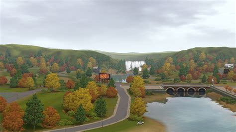 Sims 3 ComfoLife Design Studio: Elmdale: Autumn Views