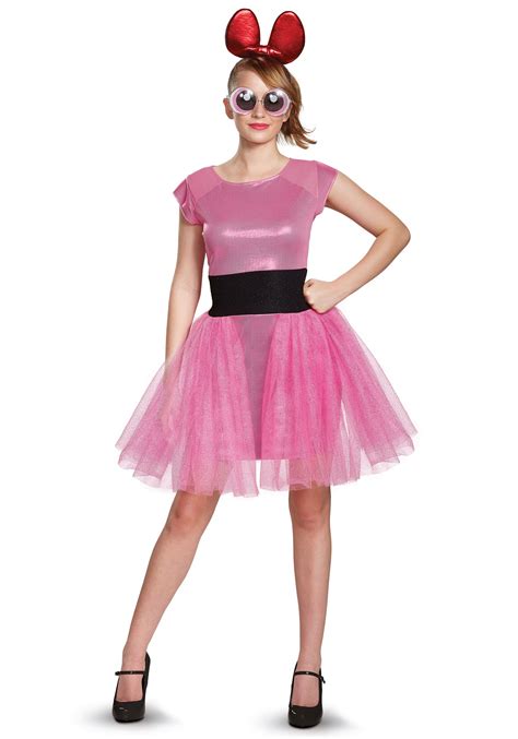 Blossom Deluxe Adult Costume from Powerpuff Girls