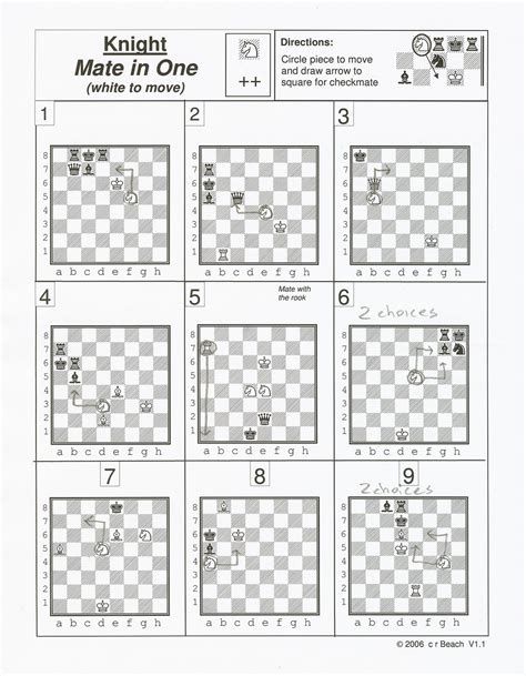 Free Printable Chess Puzzles