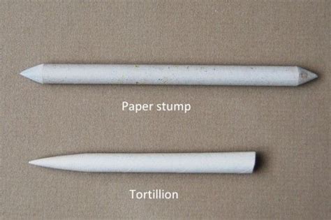 Tortillions and Blending Stumps | Drawings, Sketching techniques ...