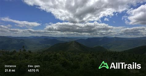 Mount Bond and Mount Guyot via Bondcliff Trail and Lincoln Woods Trail ...