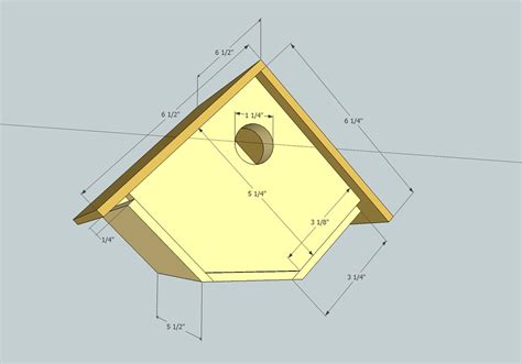 bird house dimensions | The bottom is 3" wide x 5.5 deep" ..… | Flickr