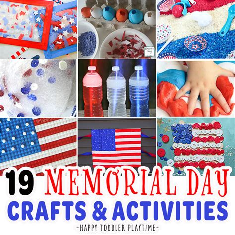 19 Memorial Day Crafts & Activities For Kids - Happy Toddler Playtime