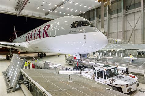 Freshly Painted Qatar Airways Airbus A350 - AirlineReporter ...