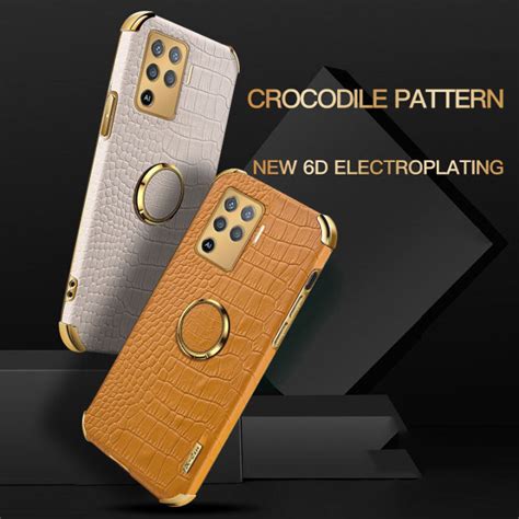 Huawei Nova 9 SE Phone Case Luxury Crocodile Leather Soft Back Casing ...