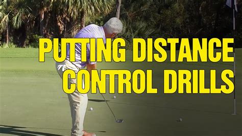 Putting Distance Control Drill in Golf - YouTube