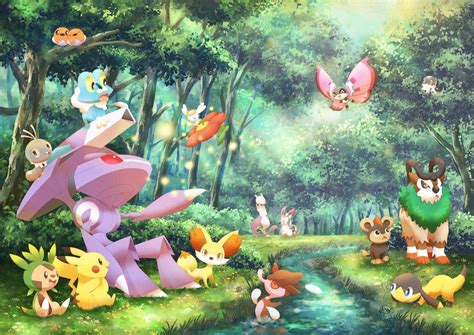 Pokémon Anime Forest Backgrounds - Wallpaper Cave