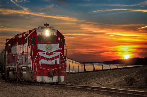 Sunset On A Train Photograph by Steven Michael