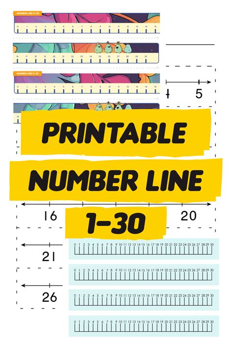 Number Line 1-30 - 10 Free PDF Printables | Printablee