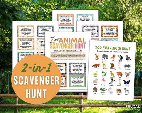 How to Plan a Really Fun Scavenger Hunt at the Zoo - All Ages!