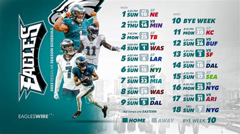 2023 Eagles’ schedule: Downloadable wallpaper - Yahoo Sports