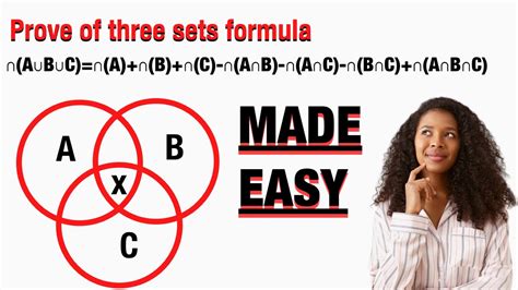 How to prove the general formula for union of a set #set theory #basic ...