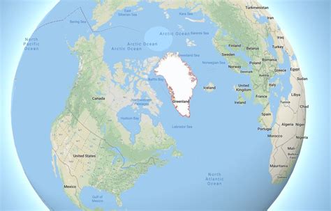 Greenland Actual Size Map | Images and Photos finder