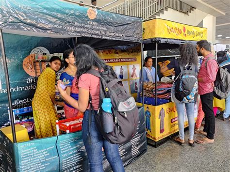 Shop on the go from women entrepreneurs at Ameerpet Metro Station