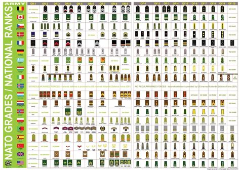 Army Ranks (1568×1112) | Army ranks, Army, Data visualization