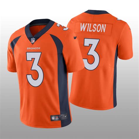 Denver Broncos Russell Wilson Orange Jersey Vapor Limited – Men’s ...