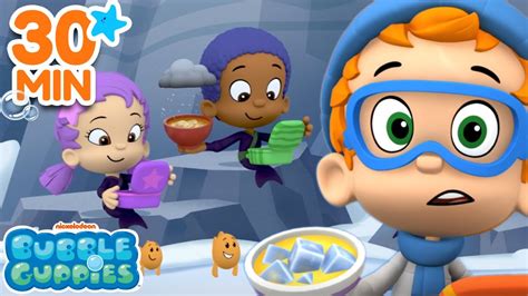 Snowy Lunchtimes w/ Nonny! 🥪 ⛄️ 30 Minutes | Bubble Guppies - YouTube