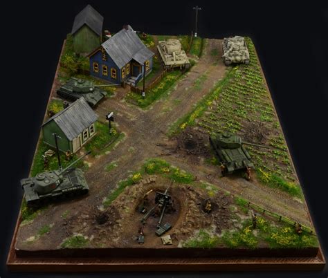 ITALERI; 1944 BATTLE AT MALINAVA EASTERN FRONT DIORAMA SET; ITA6182 ...