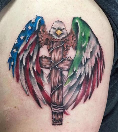 Italian American Flag Tattoos