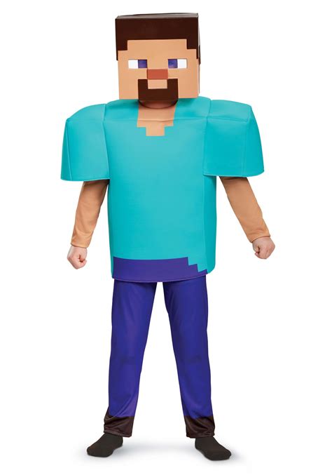 Disfraz de Minecraft Steve Deluxe Boy Multicolor