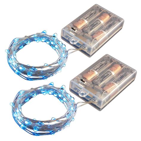 Lumabase Battery Operated LED Waterproof Mini String Lights with Timer ...