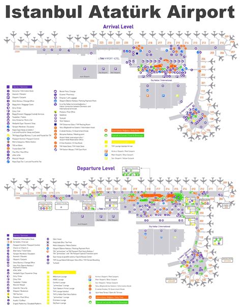 Istanbul Airport Terminal 1 Map