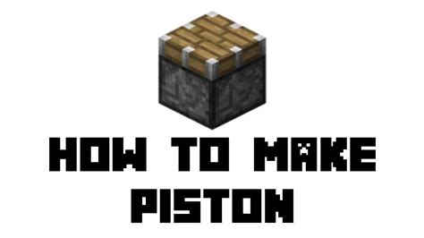 Piston Minecraft Recipe