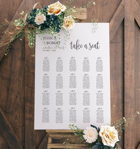 49 Best Wedding Seating Charts and Table Ideas images in 2020 | Wedding ...