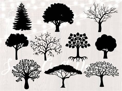 Tree Silhouette Svg File - 107+ SVG Cut File - Free SVG Background