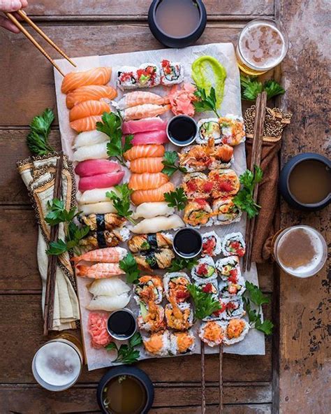 Sushi Platter via @feedfeed on https://thefeedfeed.com ...