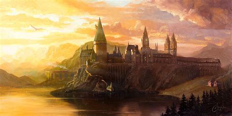 Harry Potter Welcome To Hogwarts Painting by Christopher Clark