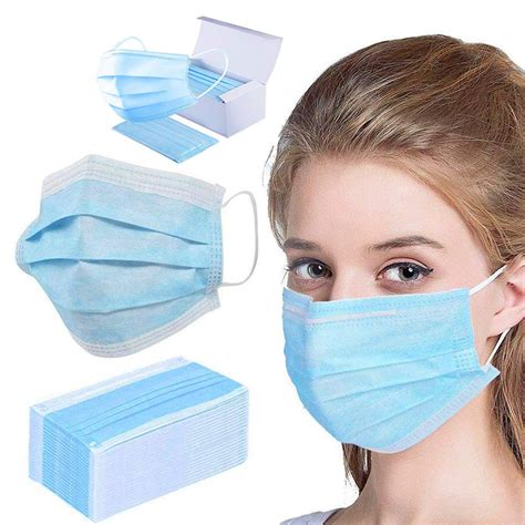 3-Ply Disposable Face Masks - Lodging Kit Company