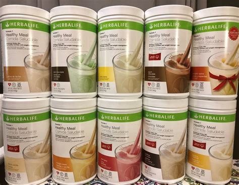 NEW 1X HERBALIFE FORMULA 1 HEALTHY MEAL SHAKE MIX 750g (ALL FLAVORS ...