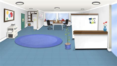 animated office background - Clip Art Library