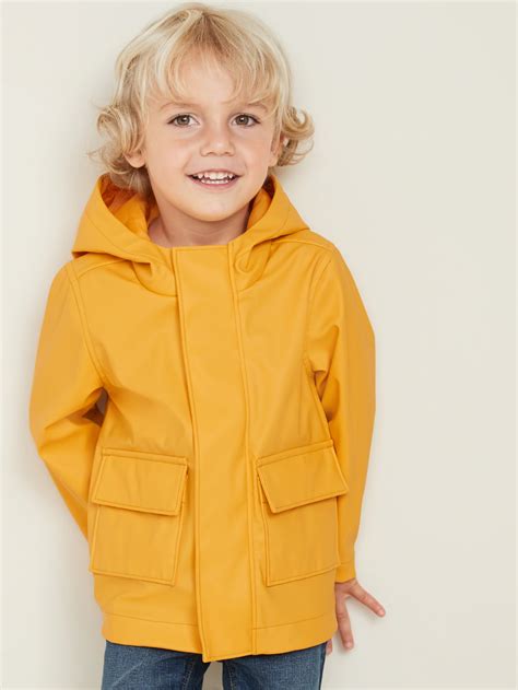 Water-Resistant Hooded Rain Jacket for Toddler Boys | Old Navy