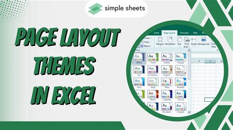 Page Layout Themes In Excel - How to Enhance Your Spreadsheets