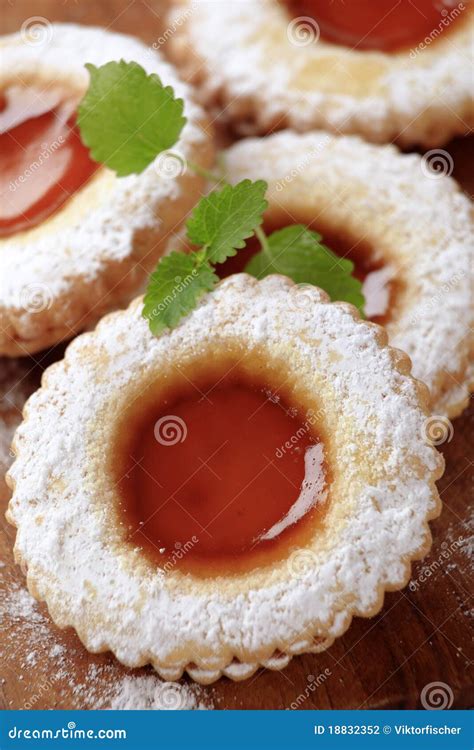 Jam biscuits stock photo. Image of cookies, baked, pastry - 18832352