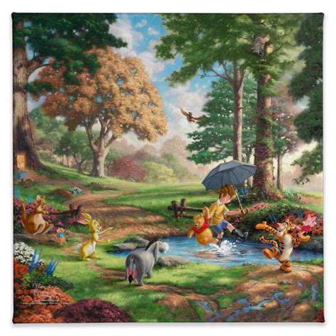 Thomas Kinkade Disney Wall Art / Each painting tells the entire story ...