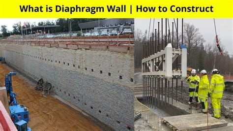 What Is Diaphragm Wall | How To Construct Diaphragm Wall