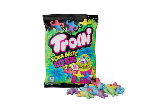 Buy Trolli Sour Brite Sloths Gummy Candy, 4.25 Ounce, Pack of 12 Online ...