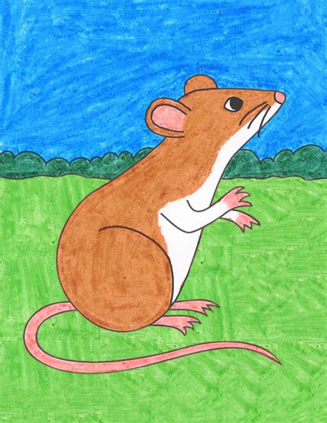 How to Draw a Mouse for Kids: Easy Step-by-Step Art Lesson