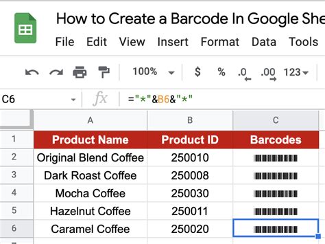 How to Create Barcode in Google Sheets: Step-By-Step - Sheetaki