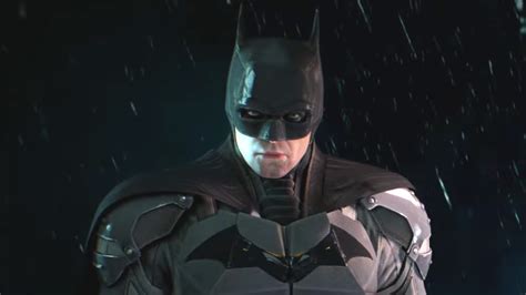 The leaked Robert Pattinson Batsuit from Batman: Arkham Knight is ...