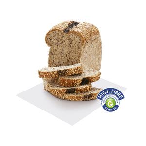 Buy Coles Bakery High Fibre Low Gi 7 Seeds & Grains Sandwich Bread Loaf ...