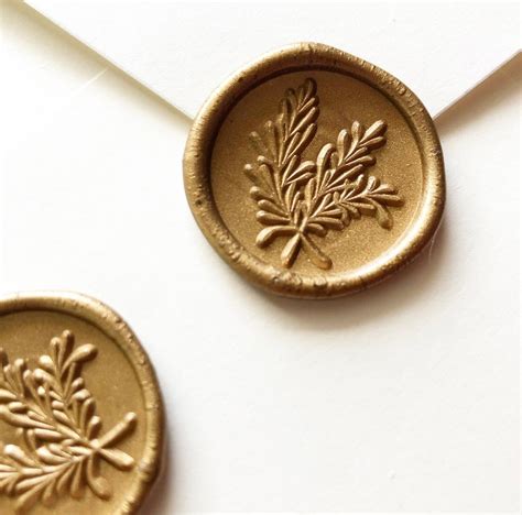 Self Adhesive Fern Wax Seals Envelope Seals Wedding Wax - Etsy Australia