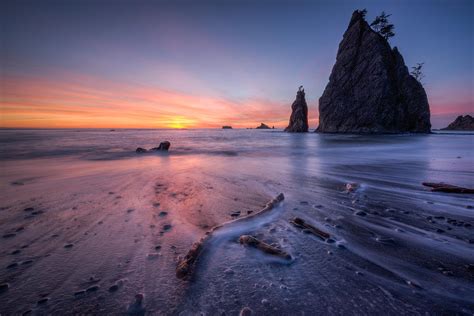 Rialto Beach Sunset Photograph by Dan Mihai