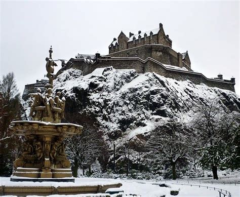 Edinburgh Castle in the Snow