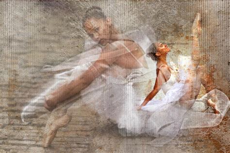 Black Ballerina Digital Art by Lynda Payton