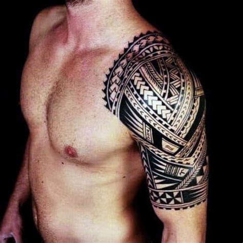 Top 66+ polynesian shoulder tattoos for men best - in.coedo.com.vn