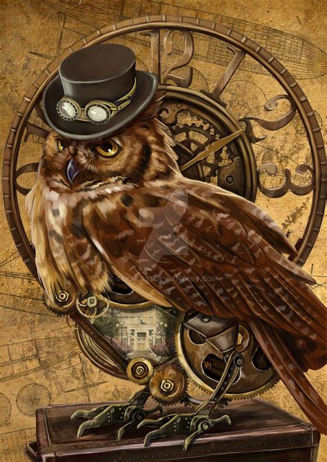 Steampunk Animals, Steampunk Artwork, Steampunk Owls, Steampunk Diy ...